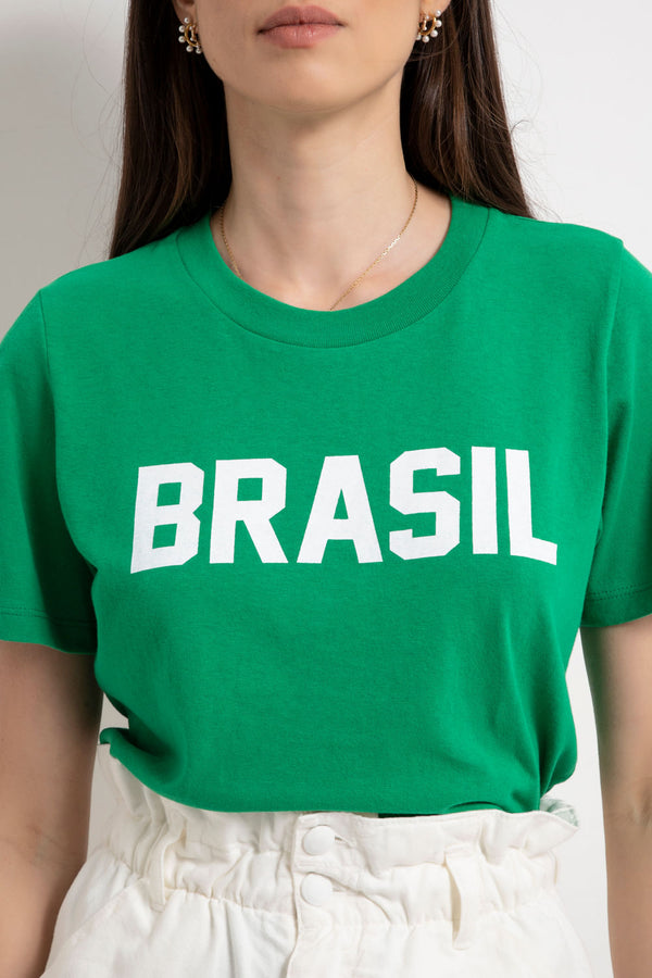 Camiseta Brasil Verde - Personalizável