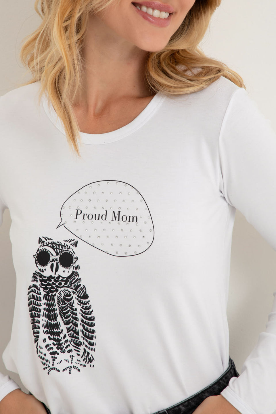 Camiseta Coruja Proud Mom