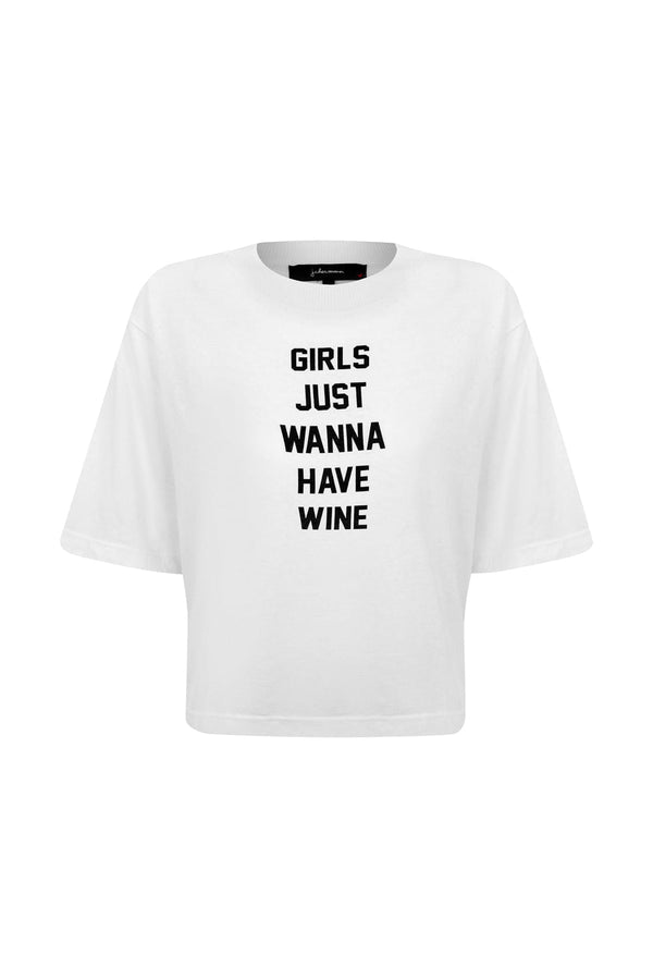Camiseta Cropped Girl Just Wanna