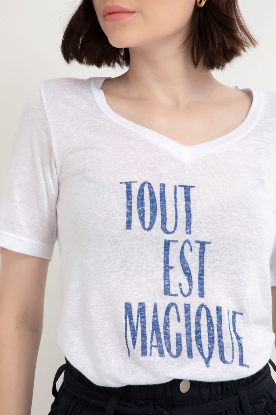 Camiseta Tout Est Magique Branco