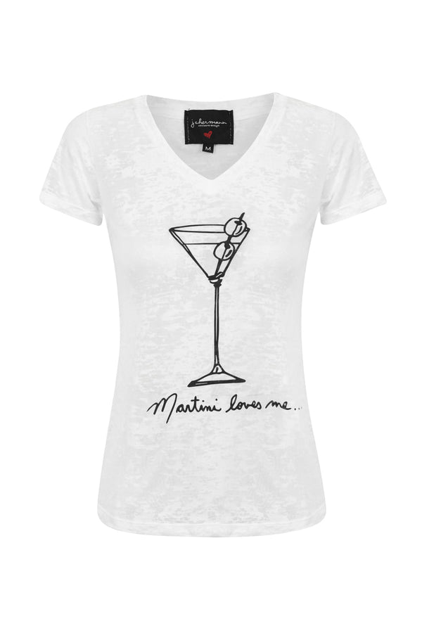 Camiseta martini Branco