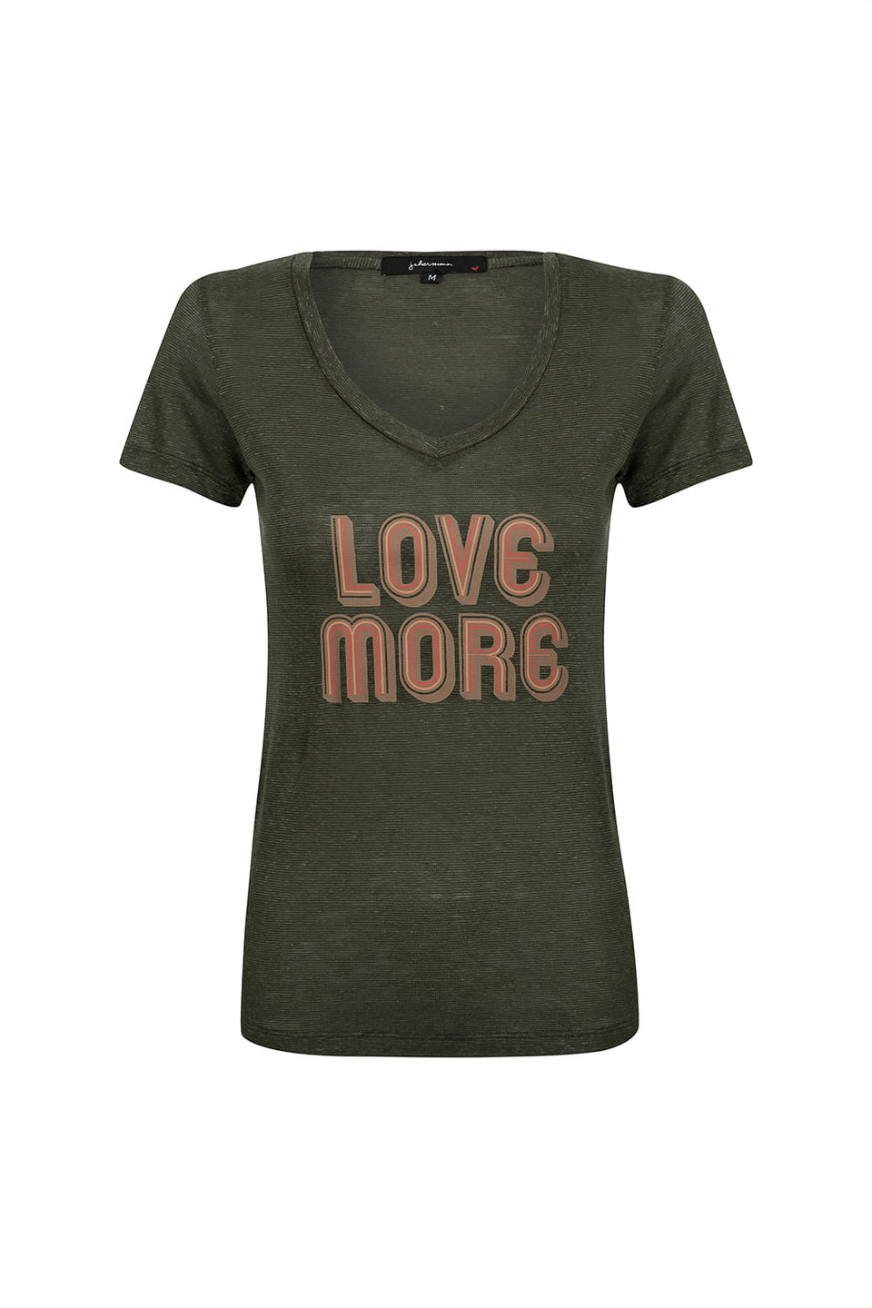 Camiseta Love More Verde