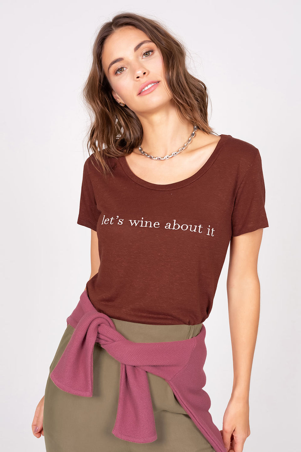 Camiseta Let's Wine Chocolate