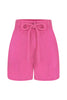 Shorts Tencel Rosa