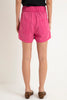 Shorts Tencel Rosa