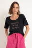 Camiseta Time To Wine Down Preto