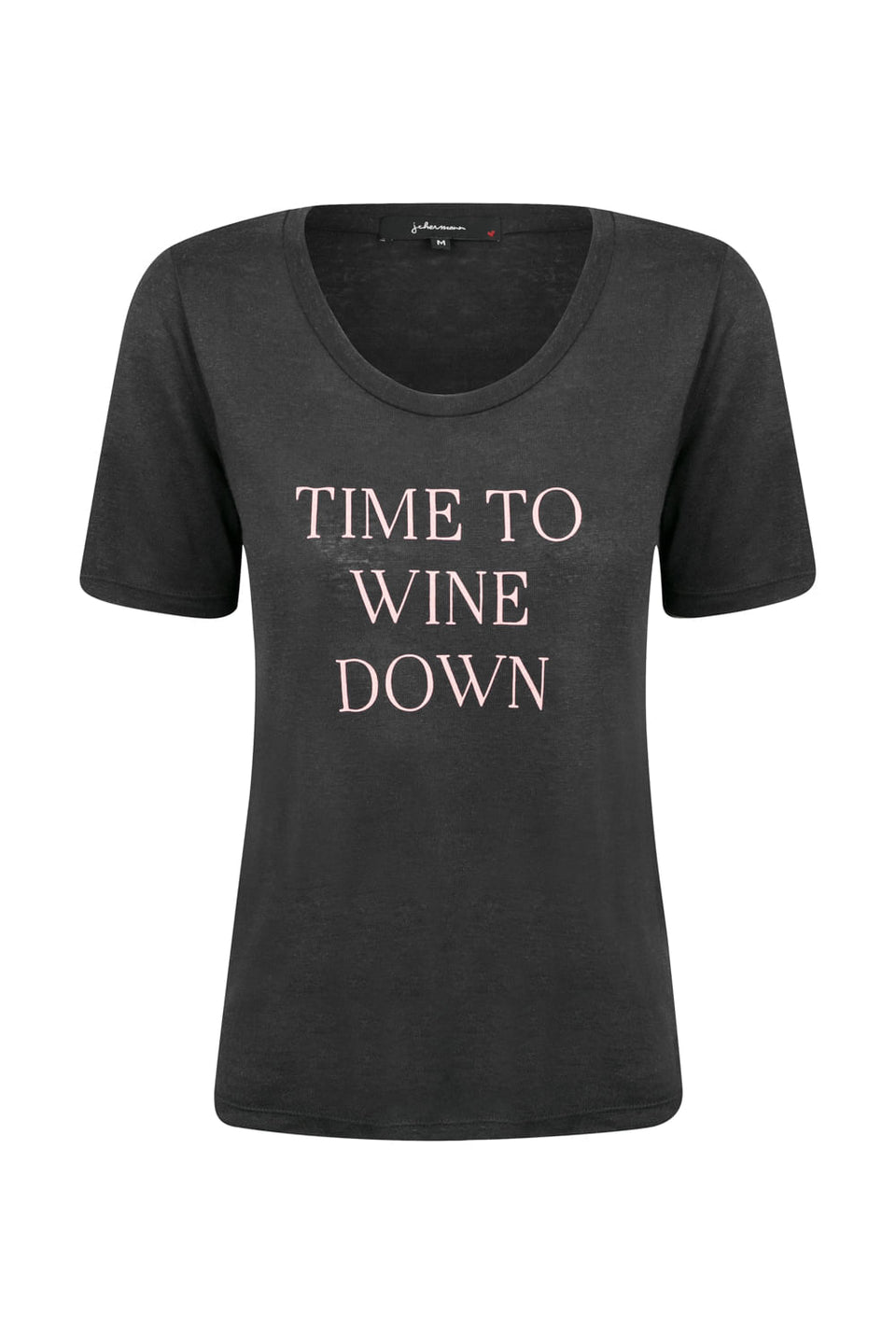 Camiseta Time To Wine Down Preto