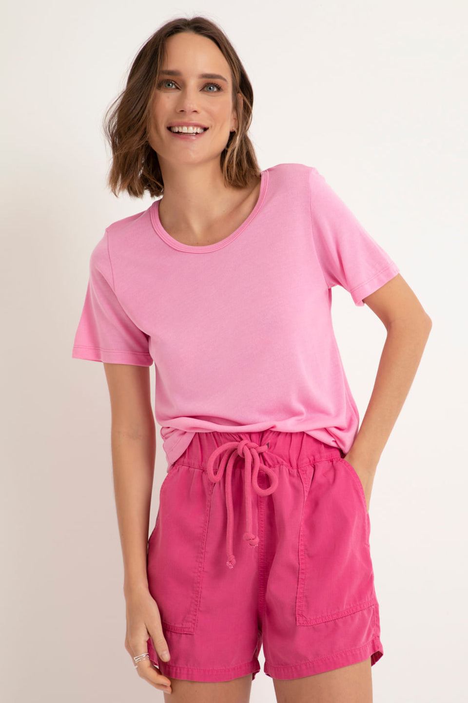 Camiseta Perfect Basic Rosa