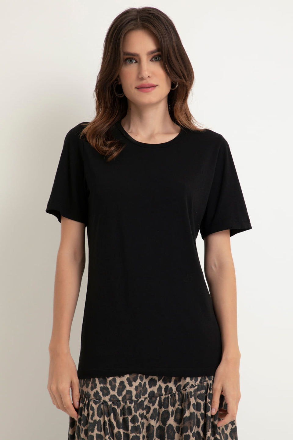 Camiseta Basic Algodão Preto