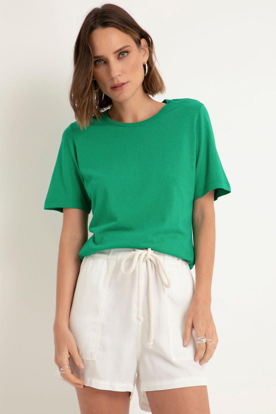 Camiseta Basic Algodão Verde