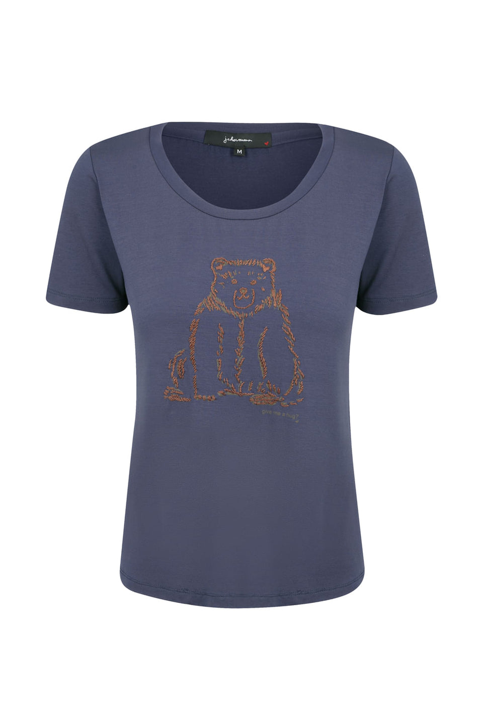 Camiseta Urso Hug Azul Marinho