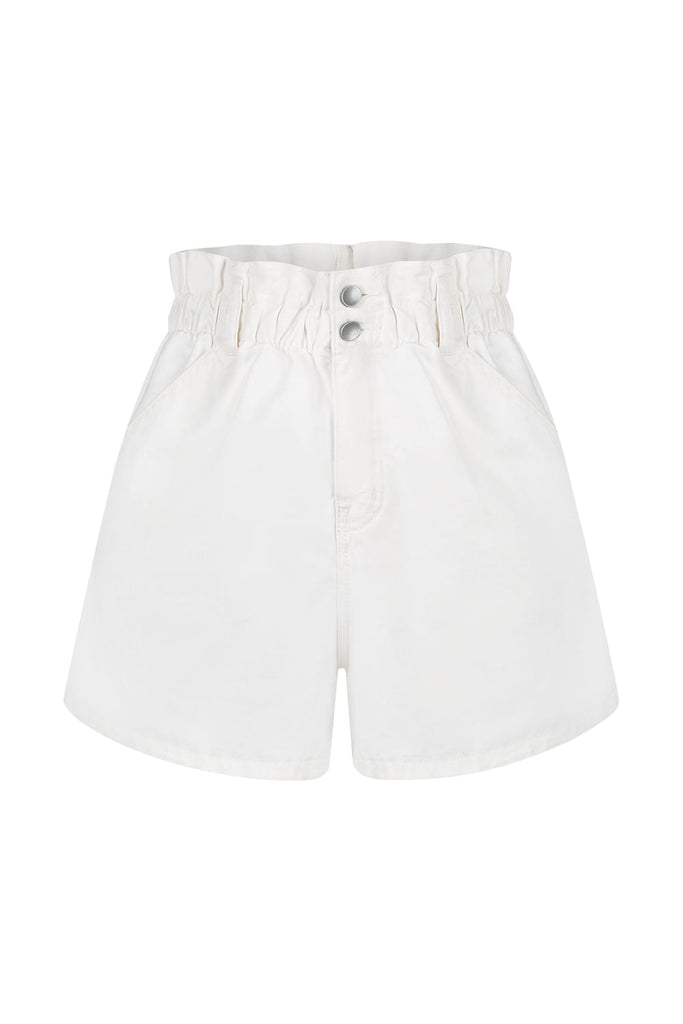 Shorts Elástico Onça Off White