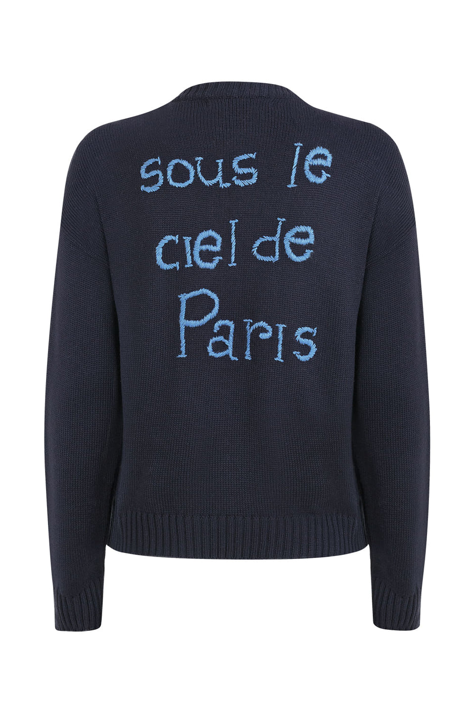 Cardigan de Tricot Sous Le Ciel Azul Marinho