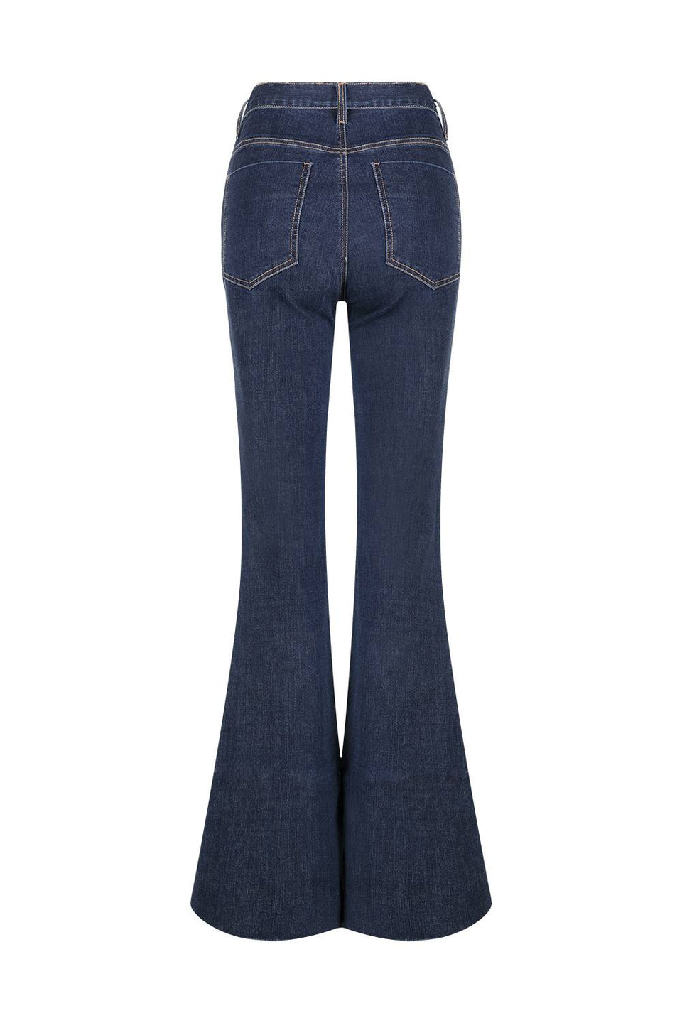Calça Flare Jeans Escuro