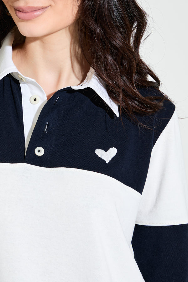 Camiseta Polo Bicolor