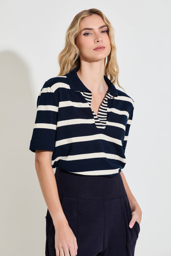 Blusa Polo Tricot Ruth