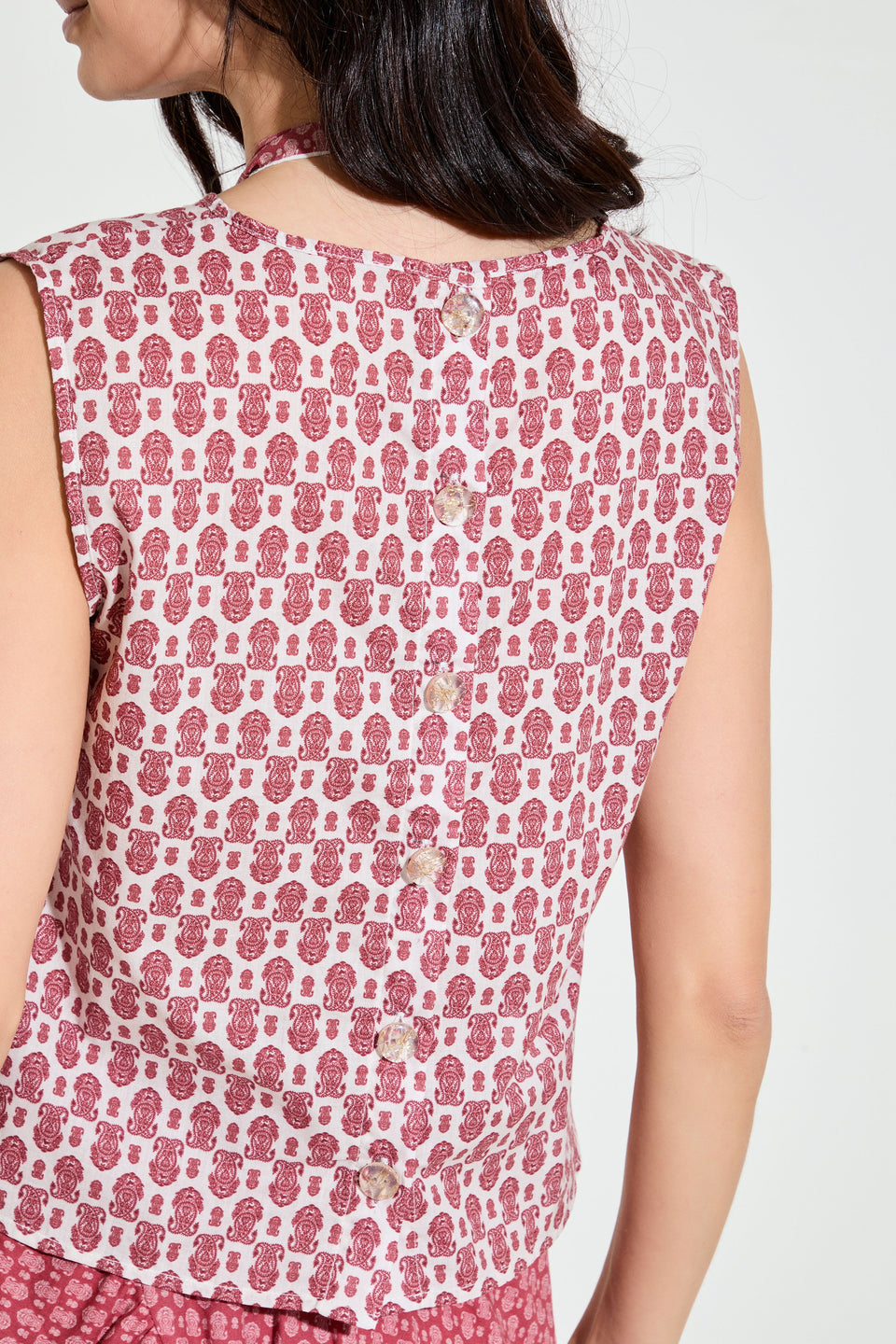 Regata Algodão Paisley