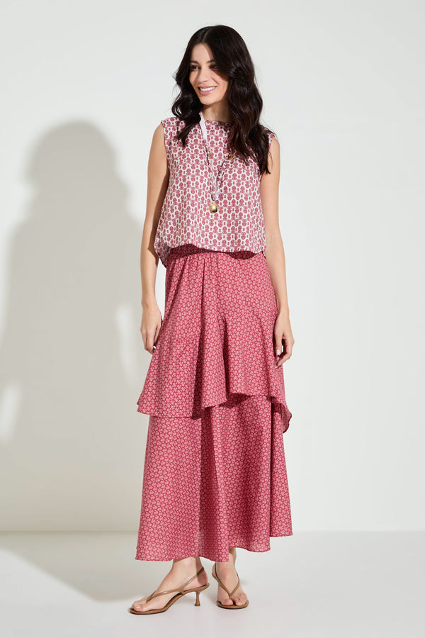 Regata Algodão Paisley