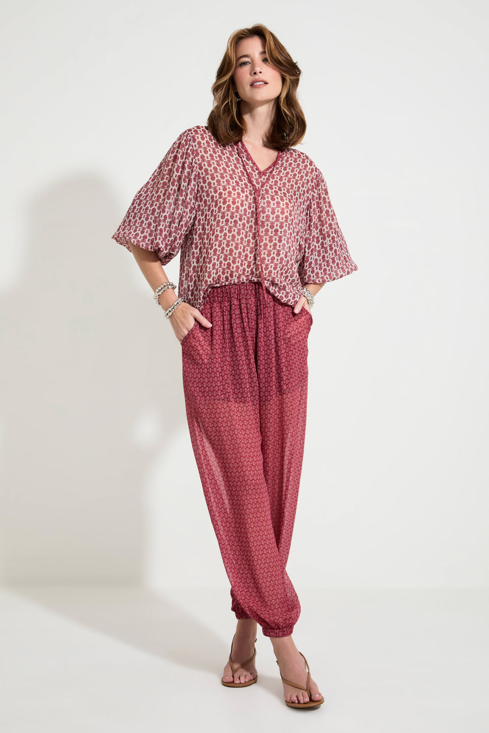 Bata Georgete Paisley