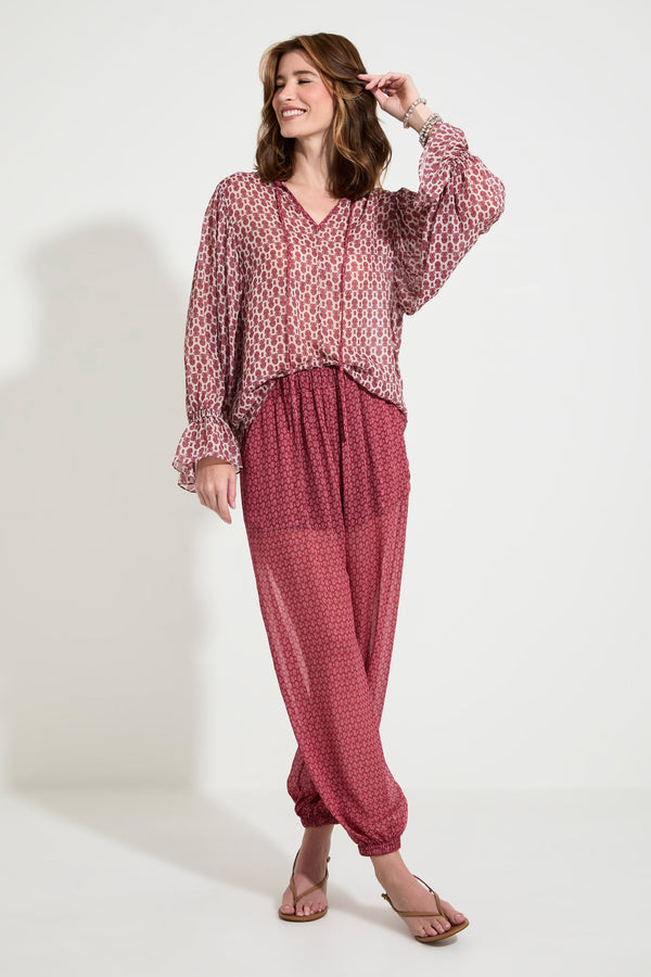 Bata Georgete Paisley