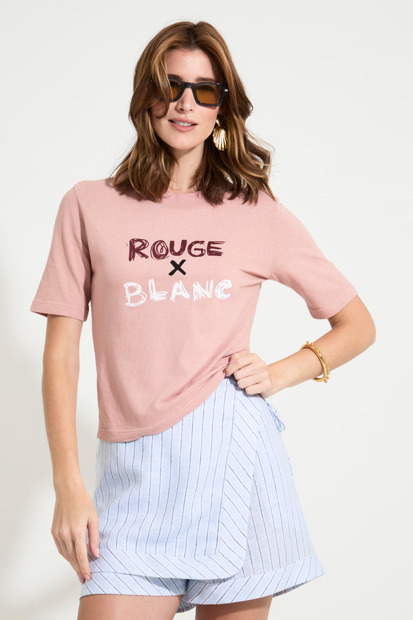 Camiseta Rouge X Blanc