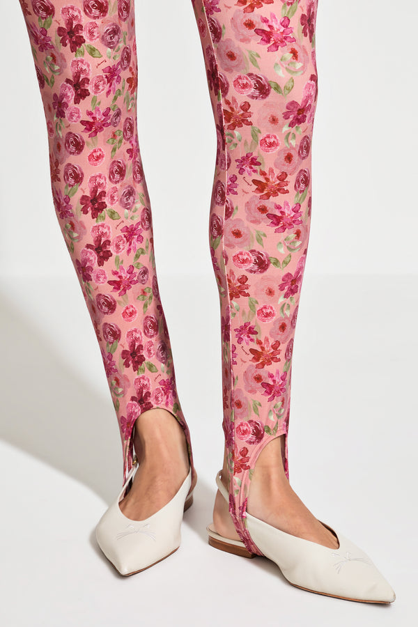 Calça Legging Floral Vintage