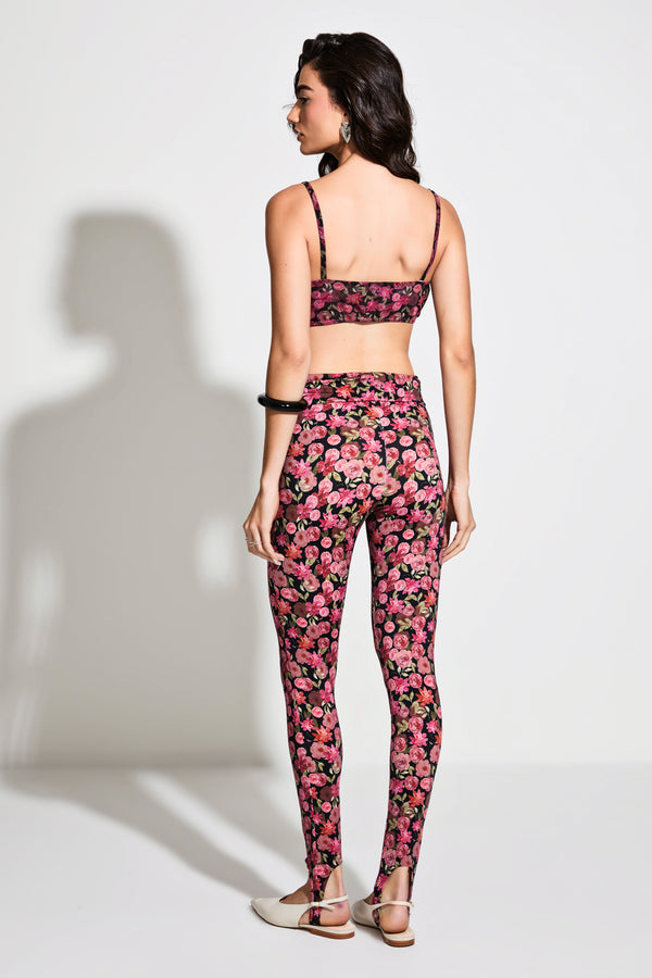 Top Tule Floral Vintage