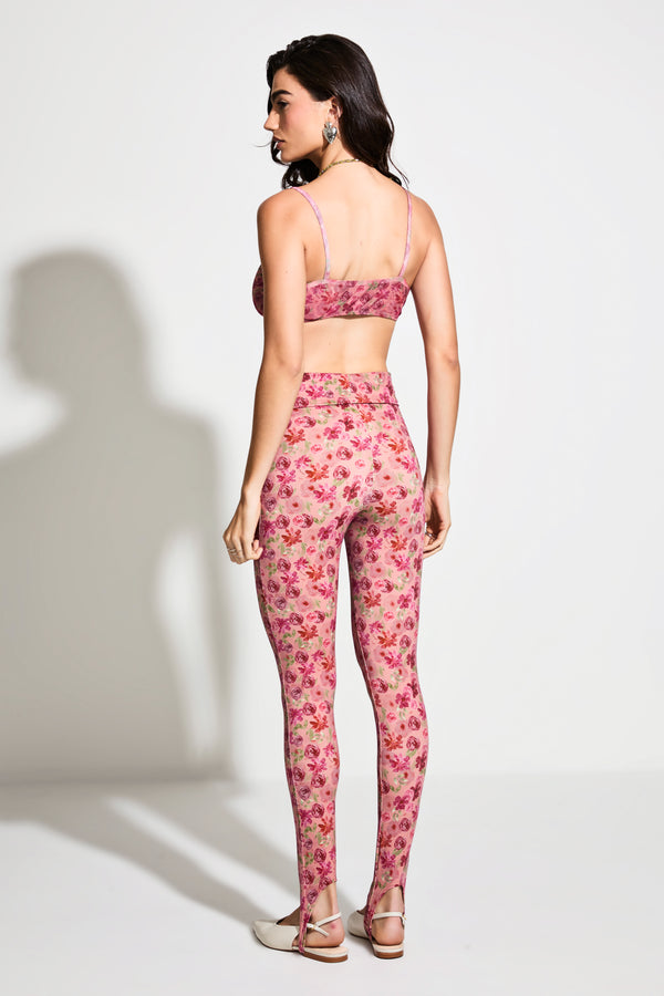 Top Tule Floral Vintage