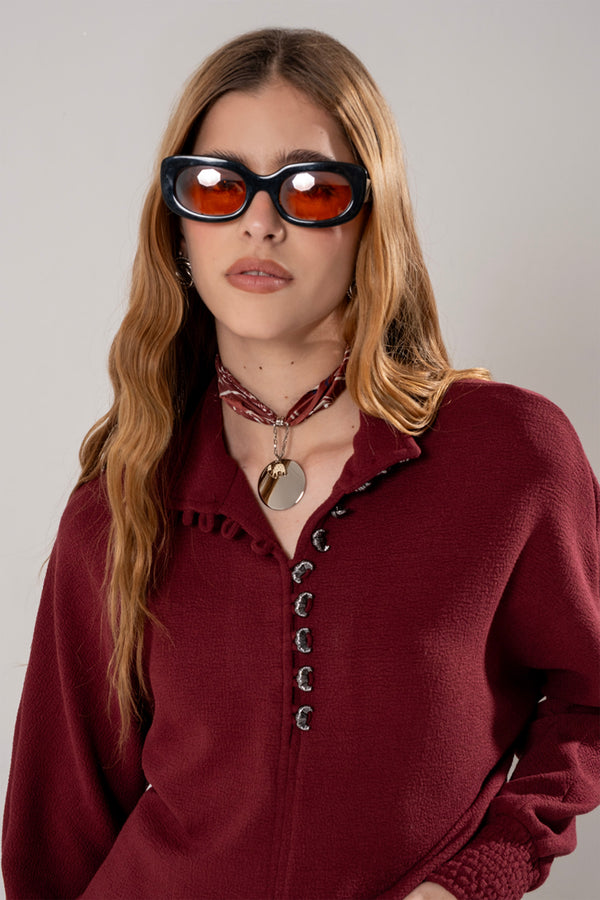 Blusa Bouclé Elizabeth