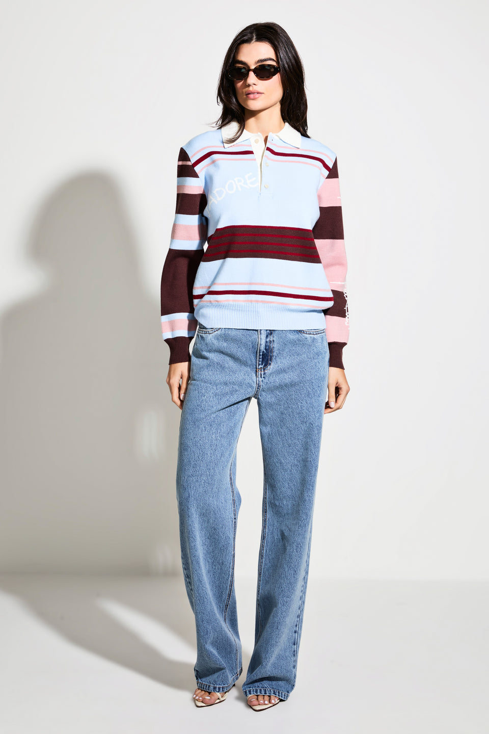 Tricot Polo Listras Jadore