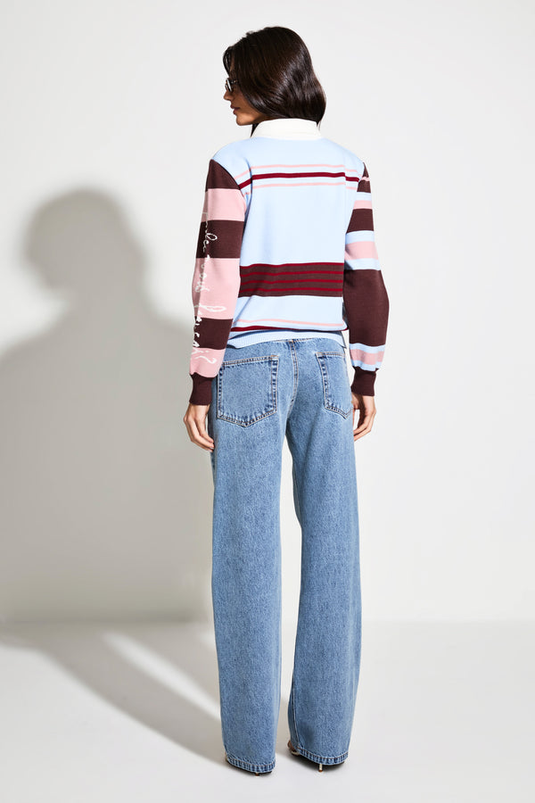 Tricot Polo Listras Jadore