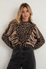 Blusa Moletom Animal Print Onça