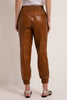 Calça Comfy Couro Whisky