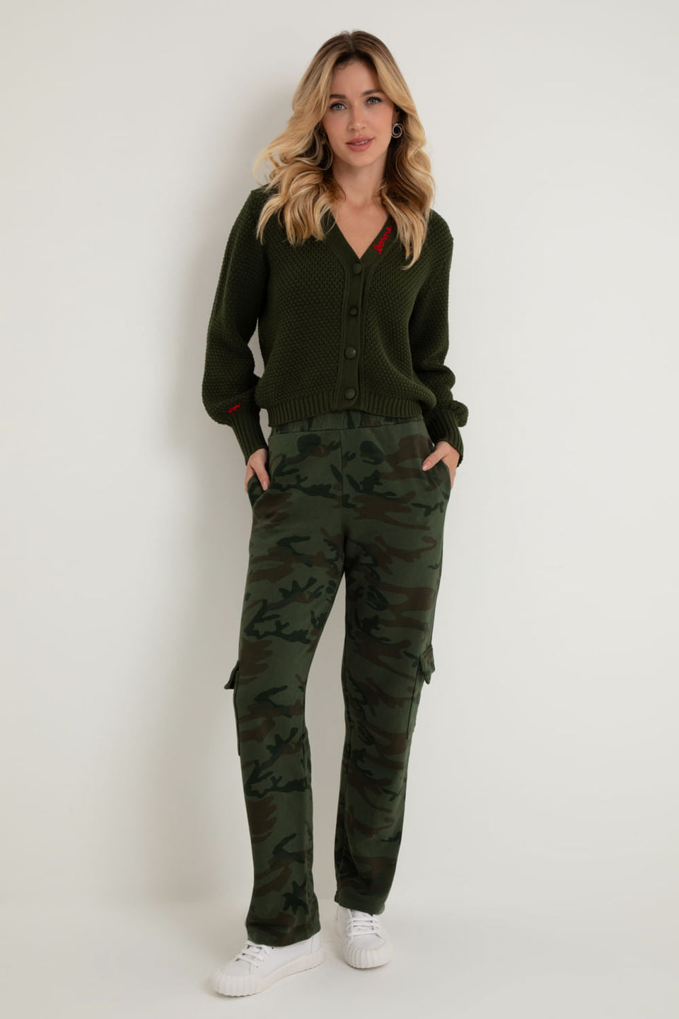 Calça Cargo Camuflada