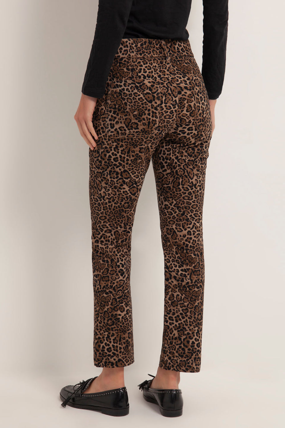 Calça Sarja Cinto Onça