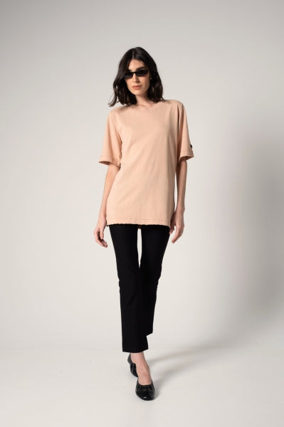 Camiseta New Fabiola Bege 