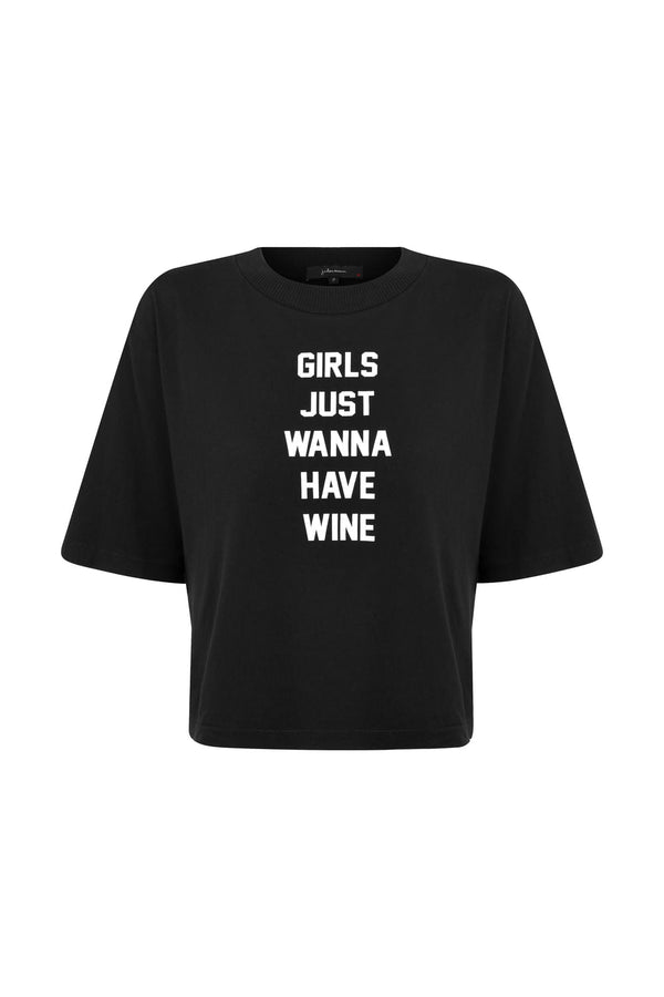 Camiseta Cropped Girl Just Wanna