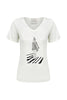 Camiseta Menina Fashion Off White