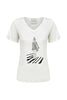 Camiseta Menina Fashion Off White