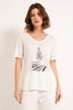 Camiseta Menina Fashion Off White