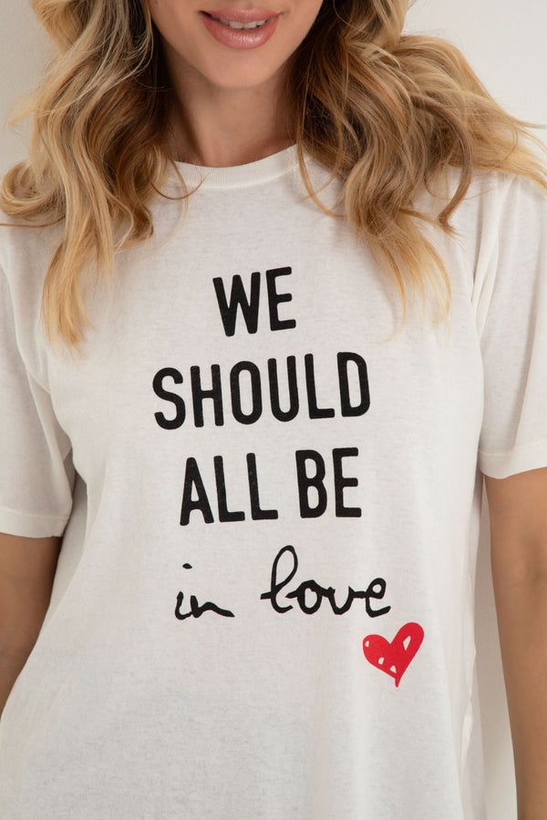 Camiseta We Should All Be in Love