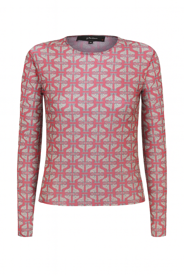 Blusa Ml Tule Oncinhas V26