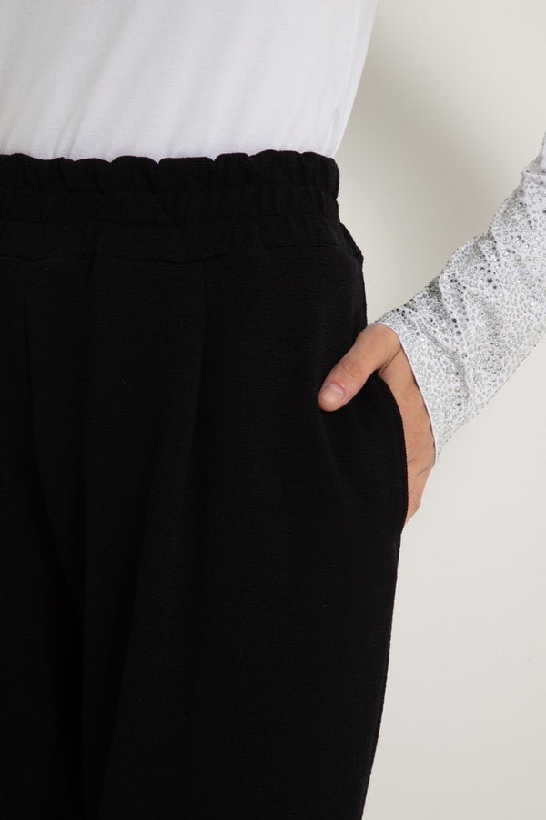 Cropped Manga Longa Brilho