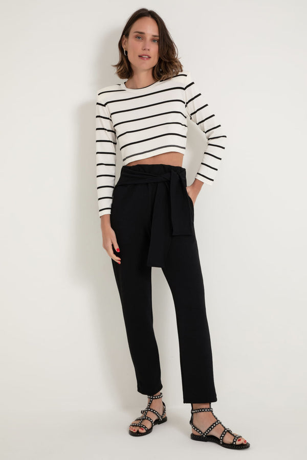 Cropped Manga Longa Listra Off