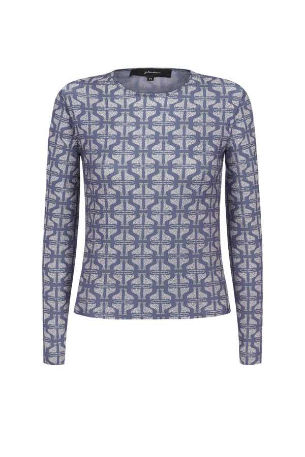 Blusa Ml Tule Oncinhas V26