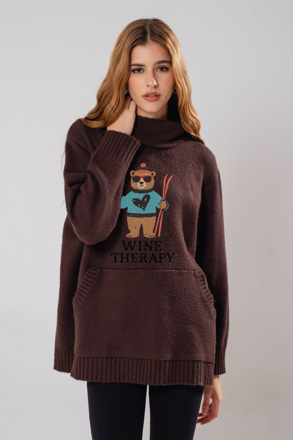Blusa Tricot Urso Ski