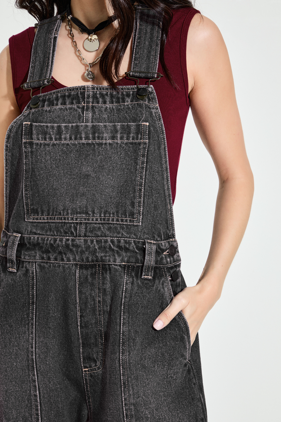 Jardineira Lady Jeans