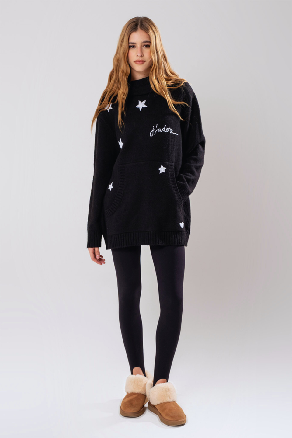 Blusa Tricot Over Estrelas