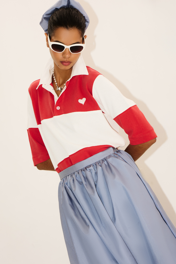 Camiseta Polo Bicolor