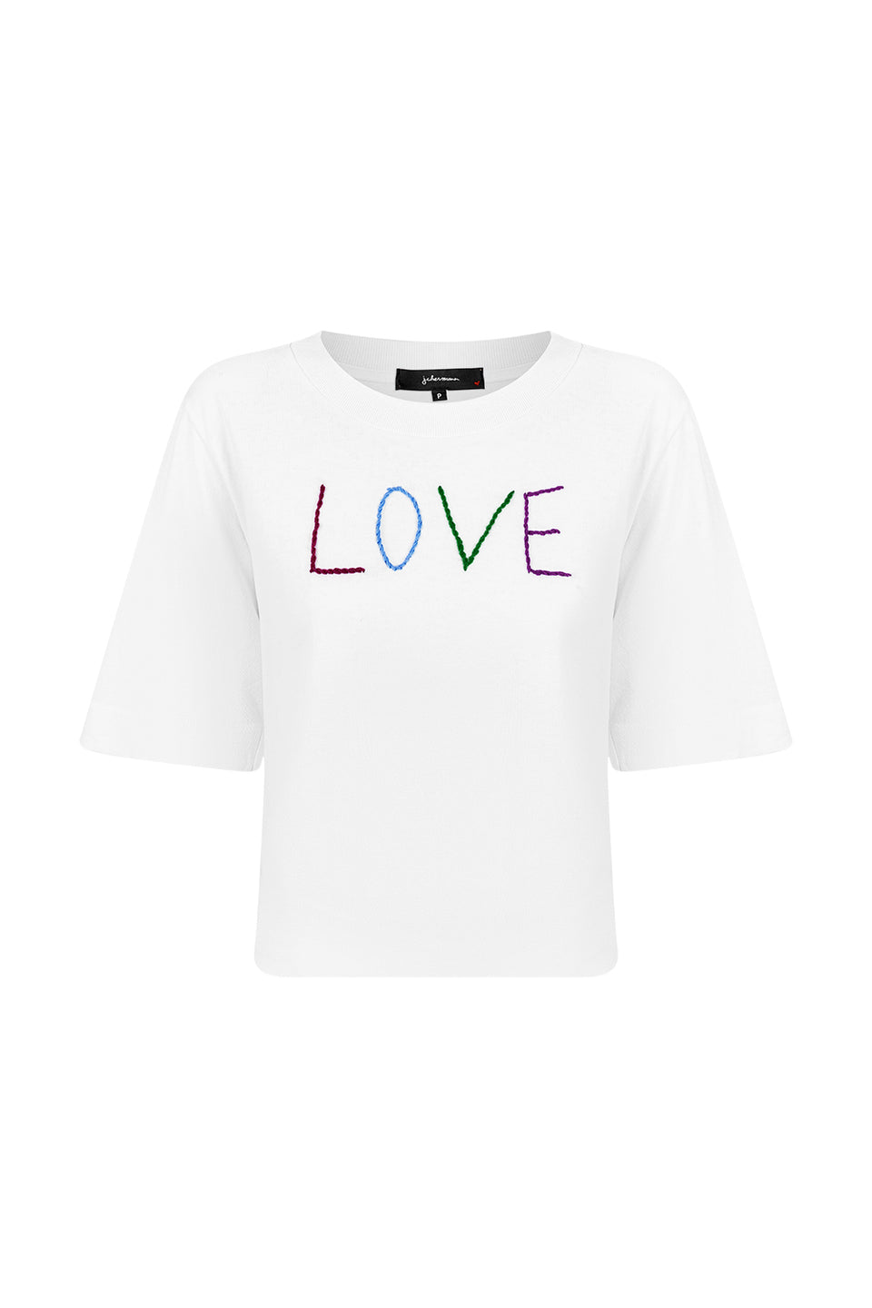 Camiseta Love Bordada